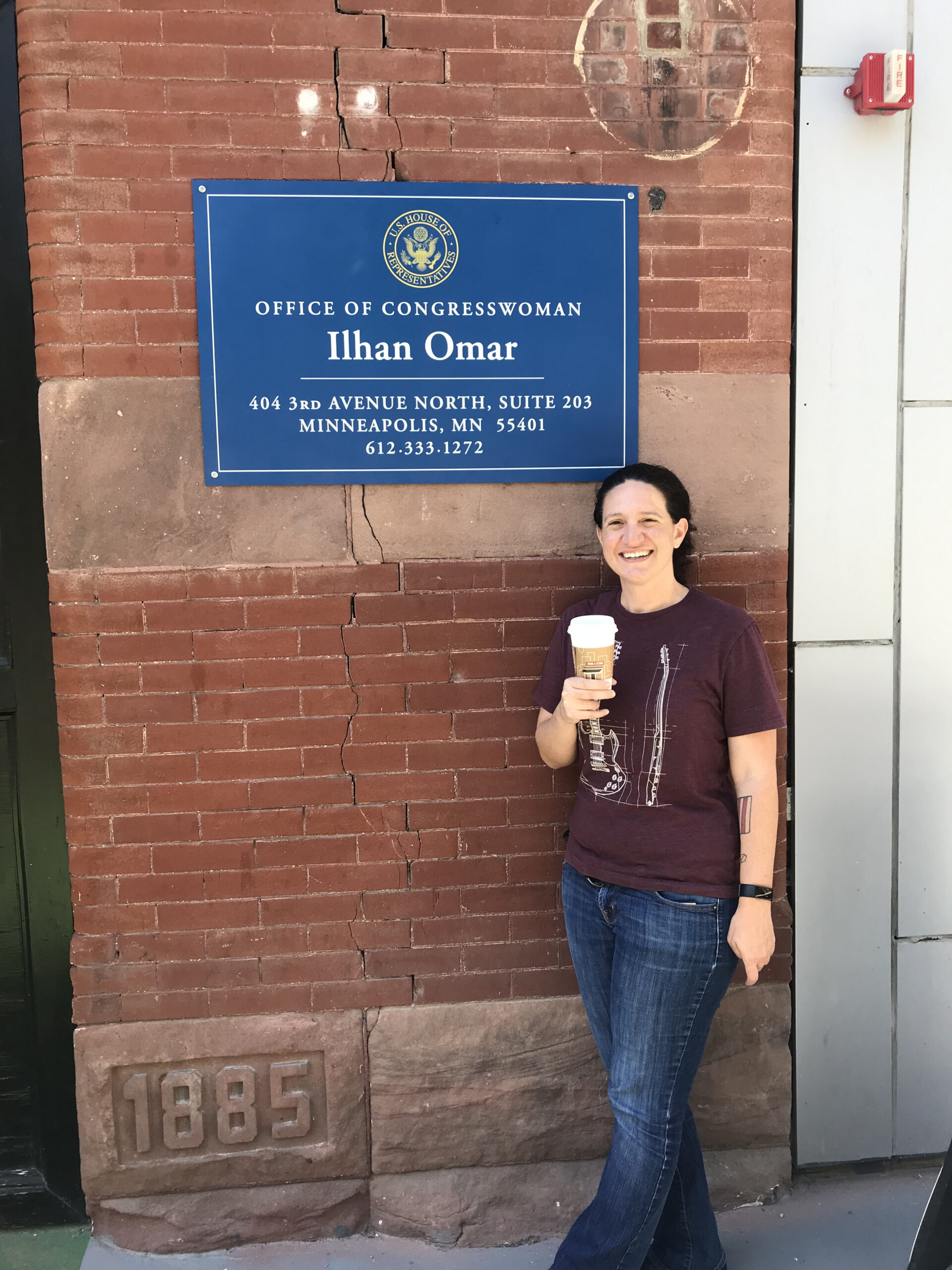 Ann Russo in a congressional district office